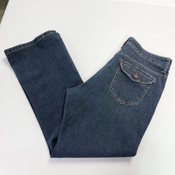 Lee Platinum Label Womens Jeans Size 14 Short Baby Boot Slimming Comfort Classic - Picture 10 of 11